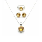 Citrine Sunburst Elegance Set