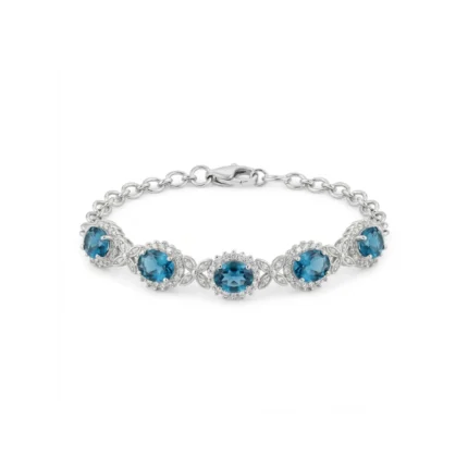 Azure Bloom Bracelet