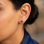 Champagne Glow Topaz Oval Studs - Image 5