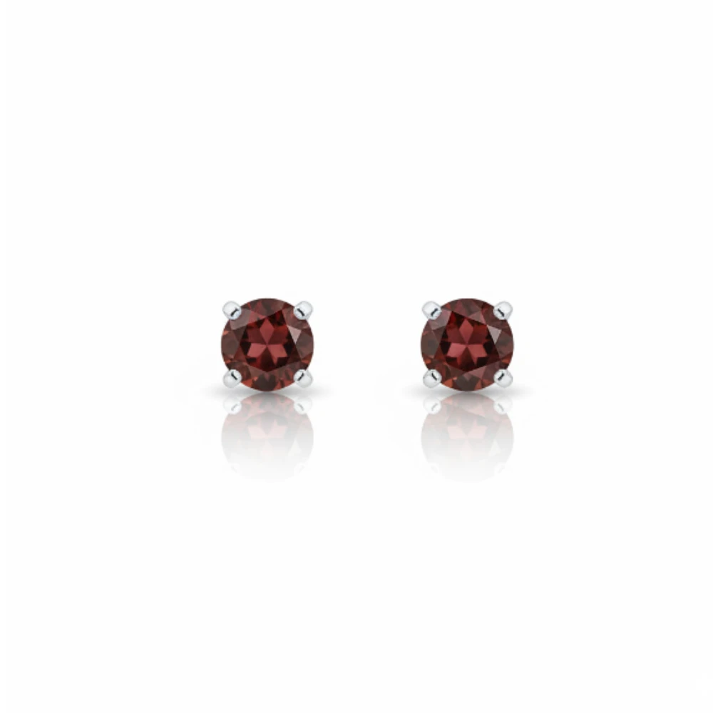 14 Ember Glow Hessonite Studs - Image 1