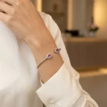 Rosy Halo Bangle - Image 4