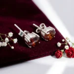 Ember Glow Hessonite Studs - Image 5