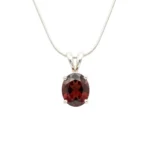 Garnet Velvet Glow Pendant