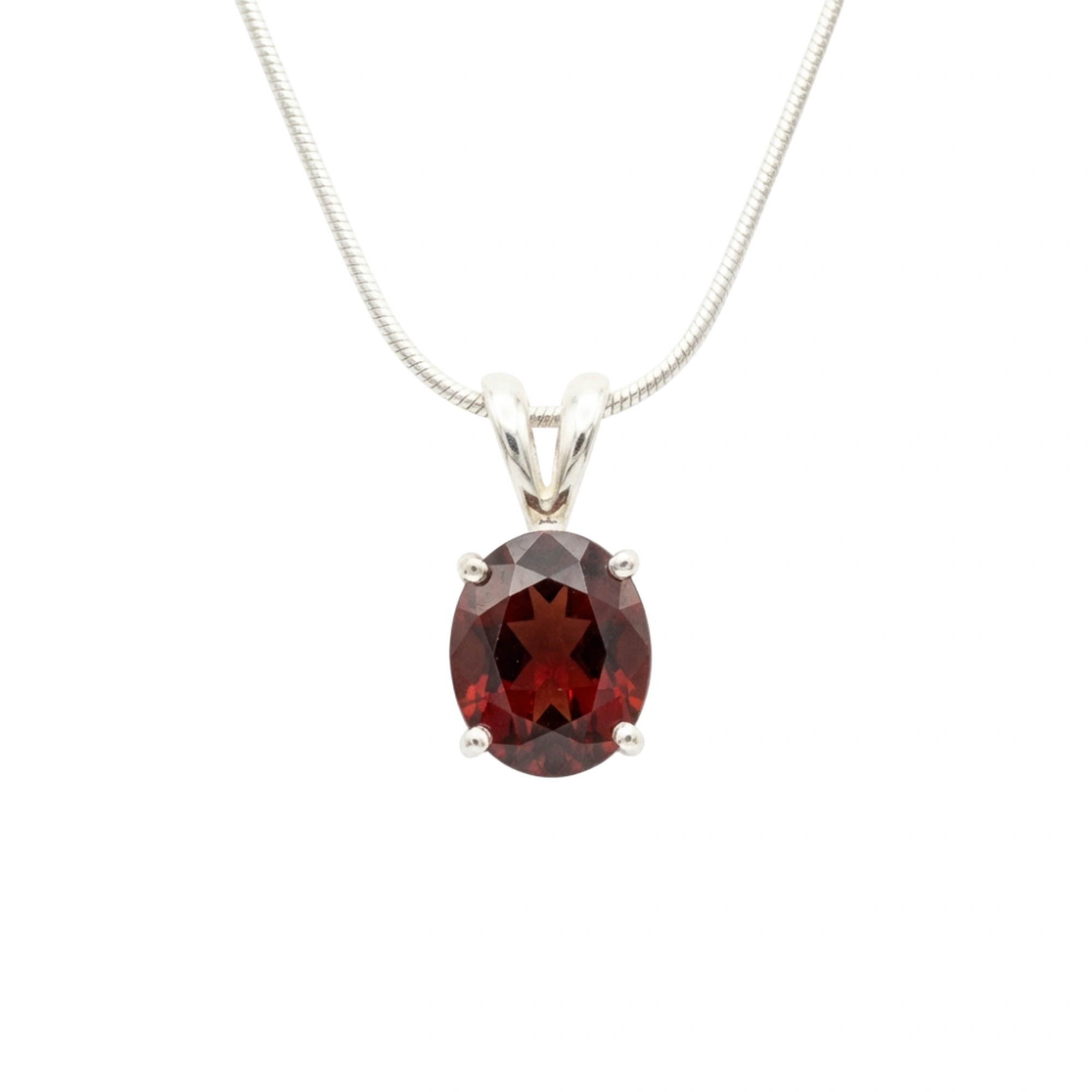 17 Garnet Velvet Glow Pendant - Image 1