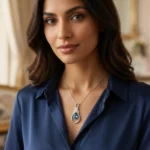 Azure Elegance Pendant - Image 2