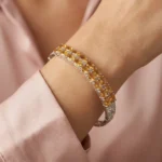 Golden Ember Hinge Bangle - Image 2