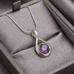 Lavender Infinity Pendant - Image 3