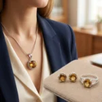 Citrine Sunburst Elegance Set - Image 3