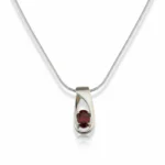 Crimson Teardrop Pendant
