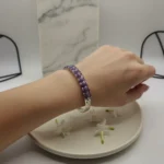 Violet Aura Hinge Bangle - Image 4