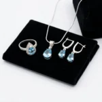 Blue Topaz Tear-Drop Harmony Set - Image 2
