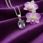 Amethyst Radiance Oval Pendant - Image 4