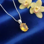 Citrine Radiance Oval Pendant - Image 4