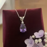 Amethyst Classic Teardrop Pendant - Image 4