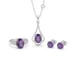 Violet Radiance Gemstone Set