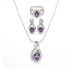 Amethyst Infinity Elegance Set