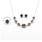 Scarlet Radiance Jewellery Set