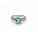 Celestial Charm Ring – Blue Topaz