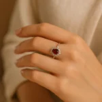 Royal Radiance Petite Ring – Rhodolite Garnet - Image 4