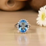 Royal Radiance Ring – Blue Topaz - Image 2