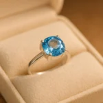 Pure Aura Ring – Blue Topaz - Image 2
