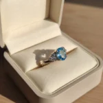 Trinity Spark Ring – Blue Topaz - Image 4