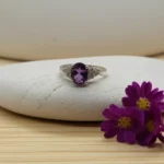 Trinity Spark Ring – Amethyst - Image 3