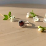Radiant Aura Ring – Garnet - Image 6