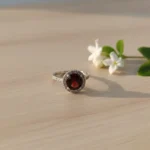 Radiant Aura Ring – Garnet - Image 5