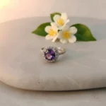 Radiant Aura Ring – Amethyst - Image 3