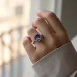 Radiant Aura Ring – Amethyst - Image 2