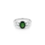 Trinity Glow Ring – Chromium Diopside