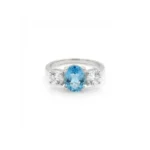 Trinity Glow Ring – Blue Topaz