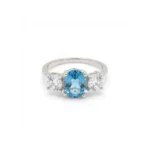 Trinity Glow Ring – Blue Topaz - Image 3