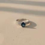 Luminous Band Ring – London Blue Topaz - Image 3