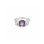 Trinity Glow Ring – Amethyst