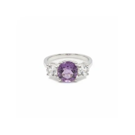 Trinity Glow Ring – Amethyst