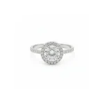 Radiant Aura Ring – White Topaz