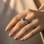 Luminous Band Ring – Amethyst - Image 3