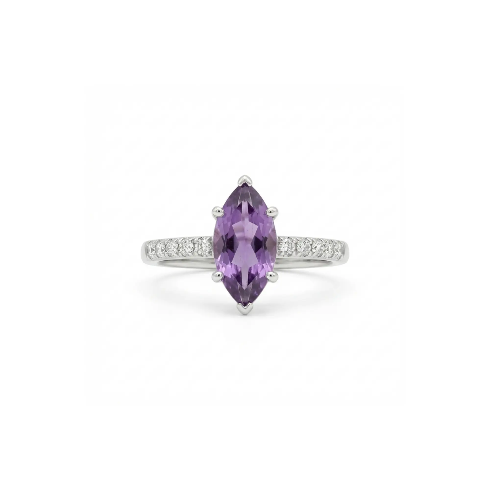 167 Aurora Marquise Ring – Amethyst - Image 1