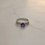 Luminous Band Ring – Amethyst - Image 4