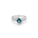 Eternal Grace Ring – London Blue Topaz