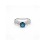Luminous Band Ring – London Blue Topaz - Image 5