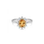 Royal Radiance Petite Ring – Citrine