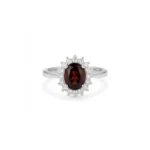 Royal Radiance Petite Ring – Rhodolite Garnet