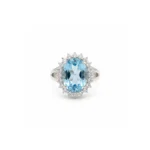 Royal Radiance Ring – Blue Topaz