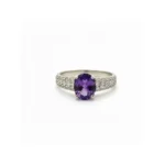 Celestial Charm Ring – Amethyst