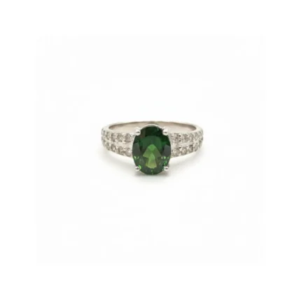 Celestial Charm Ring – Chromium Diopside