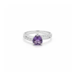 Eternal Heart Ring – Amethyst