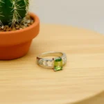 Radiant Prism Ring – Peridot - Image 2